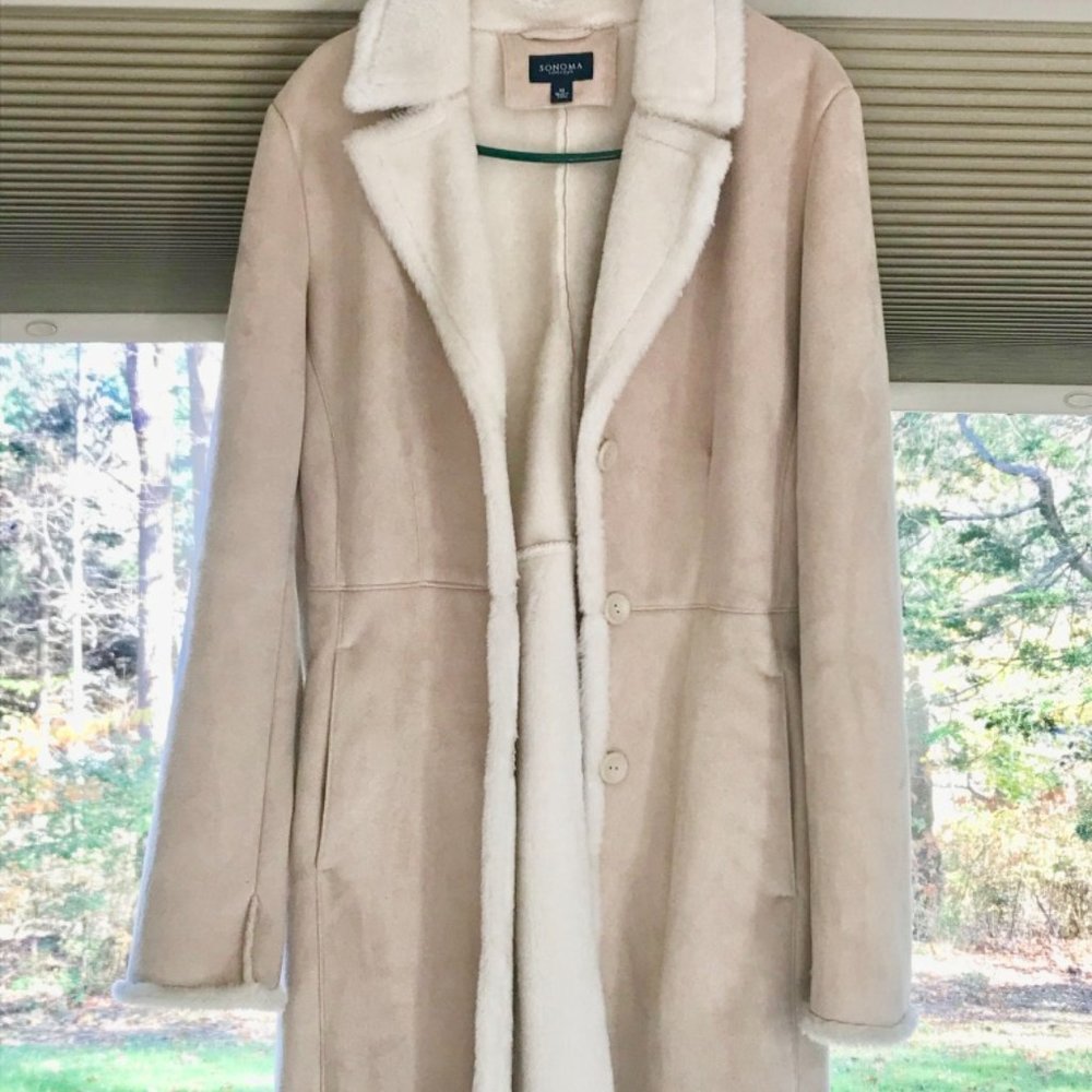 Super Soft Sonoma Suede 3/4 Length Coat M